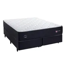 Cama Box King Herval C1929 Idea 193x203X75cm Molas Maxspring - Preto