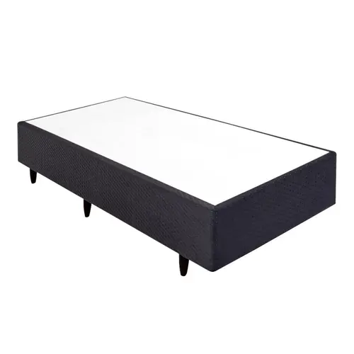 Base para Cama Box Solteiro Herval Idea Diamante 88x188x43cm - Preto