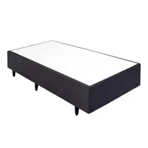 Base para Cama Box Solteiro Herval Idea Diamante 88x188x43cm - Preto