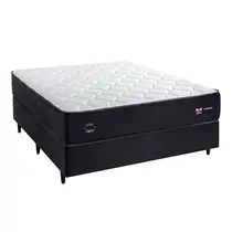 Cama Box Casal Herval C1929 Idea 138x188X75cm Molas Maxspring - Preto