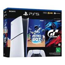 Console PlayStation 5 Slim Digital 825GB SSD com 1 Controle e 2 Jogos ASTRO BOT e Gran Turismo 7