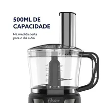 Multiprocessador Oster OMPR680 3 em 1 com 2 Velocidades 300W Preto