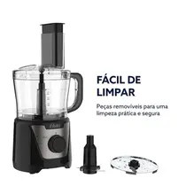 Multiprocessador Oster OMPR680 3 em 1 com 2 Velocidades 300W Preto
