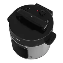 Panela de Pressão Elétrica Oster OPAN930 5,7 Litros Preto/Inox