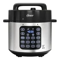 Panela de Pressão Elétrica Oster OPAN930 5,7 Litros Preto/Inox