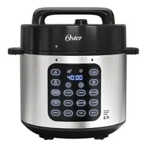 Panela de Pressão Elétrica Oster OPAN930 5,7 Litros Preto/Inox