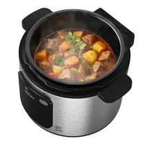 Panela de Pressão Elétrica Oster OPAN930 5,7 Litros Preto/Inox