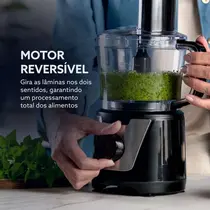Multiprocessador Oster OMPR680 3 em 1 com 2 Velocidades 300W Preto