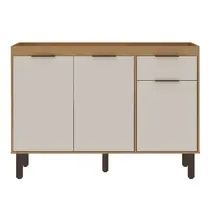 Balcão Pia 120cm 3 Portas 1 Gaveta Genialflex Madalena