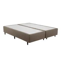Base para Cama Box Queen Herval Idea Suede 158x198x38cm - Marrom