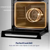 Forno de Embutir Electrolux Expert Pro OE9XB 80 Litros Preto