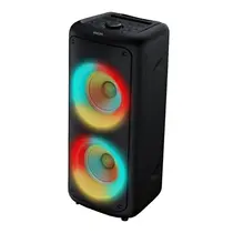 Caixa de Som Philips Party Speaker TAX4000 com LED 1.500W Preto – Bivolt