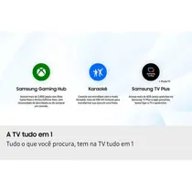 Smart TV 4K 43” Samsung QLED Full HD QN43Q5F Processador Hyper Real com Canais Gratuitos HDR 2 HDMI 1 USB