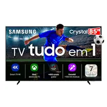 Smart TV 4K 85” Samsung Crystal UHD U8600F Xbox Cloud Gaming com Canais Gratuitos HDR 3 HDMI 1 USB