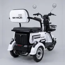 Triciclo Elétrico Skyrun 3 Lugares 1000w Autonomia 40 á 50km - Branco