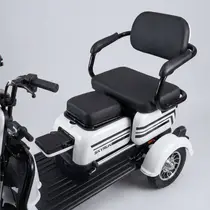 Triciclo Elétrico Skyrun 3 Lugares 1000w Autonomia 40 á 50km - Branco