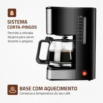Cafeteira Elétrica Mondial C-43-20X-SI 550W Preto/Inox