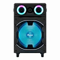 Caixa de Som Philco PCX7300 1700W com Bluetooth e Show de Luzes - Preto