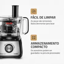 Multiprocessador Mondial MPN-01-BF 9 em 1 com 2 Velocidades 1000W Preto