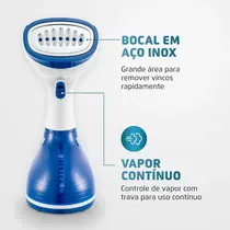 Passadeira a Vapor Portátil Mondial VP-09 Branco/Azul