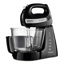 Batedeira Mondial Bella Massa B-23 NP 4 Velocidades + Turbo 500W Preto