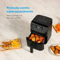 Fritadeira Air Fryer Elgin Daily Fry AF42G 4,2 Litros 1400W Preto