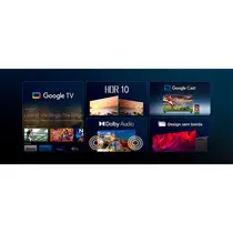Smart TV 50” Semp Full HD 50S42 LED Bluetooth com Google TV HDR 2 HDMI 1 USB