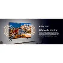 Smart TV 50” Semp Full HD 50S42 LED Bluetooth com Google TV HDR 2 HDMI 1 USB