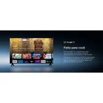 Smart TV 50” Semp Full HD 50S42 LED Bluetooth com Google TV HDR 2 HDMI 1 USB