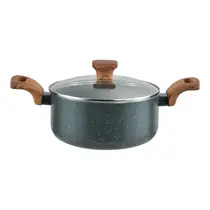 Jogo de Panelas Mimo Style 10 Peças Prati Cook Antiaderente Granito