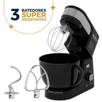 Batedeira Planetária Britânia BBP900A 900W 12 Velocidades e 4,5 Litros Preto