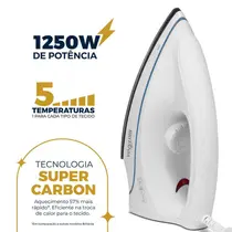 Ferro de Passar Britânia BFS30 1250W Branco