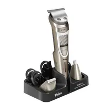 Aparador de Pelos Philco Multigroom 8 em 1 PAP16 Chumbo - Bivolt