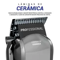 Cortador de Cabelo Philco 10W PCR07 Cromado - Bivolt