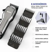Cortador de Cabelo Philco 10W PCR07 Cromado - Bivolt