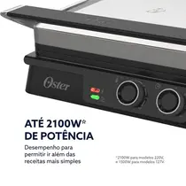Grill Oster Multiuso OGRL640 2100W Preto