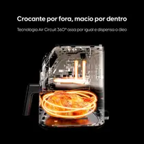 Fritadeira Air Fryer Elgin Daily Fry AF42G 4,2 Litros 1400W Preto