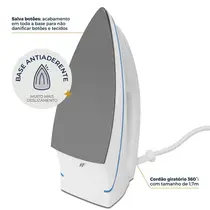 Ferro de Passar Britânia BFS30 1250W Branco