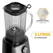 Liquidificador Philco 1400W 3 Litros PLQ2100PI Turbo Preto