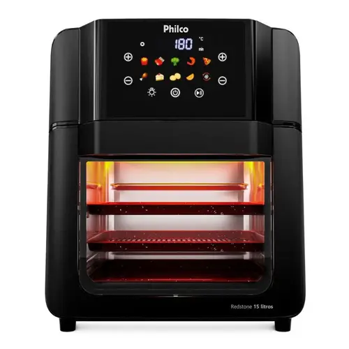 Fritadeira Air Fryer Philco PAF15C 15 Litros 2000W Preto