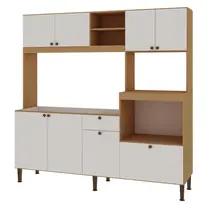 Cozinha Compacta 1,86cm 8 Portas e 1 Gaveta Genialflex Liz